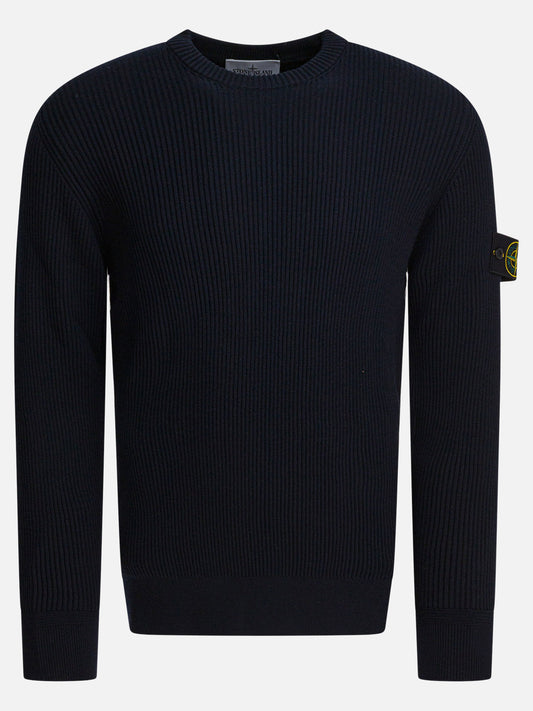 Crewneck sweaters Logo  Blue - Stone Island Men | PLP | VIETTI Online Store 
