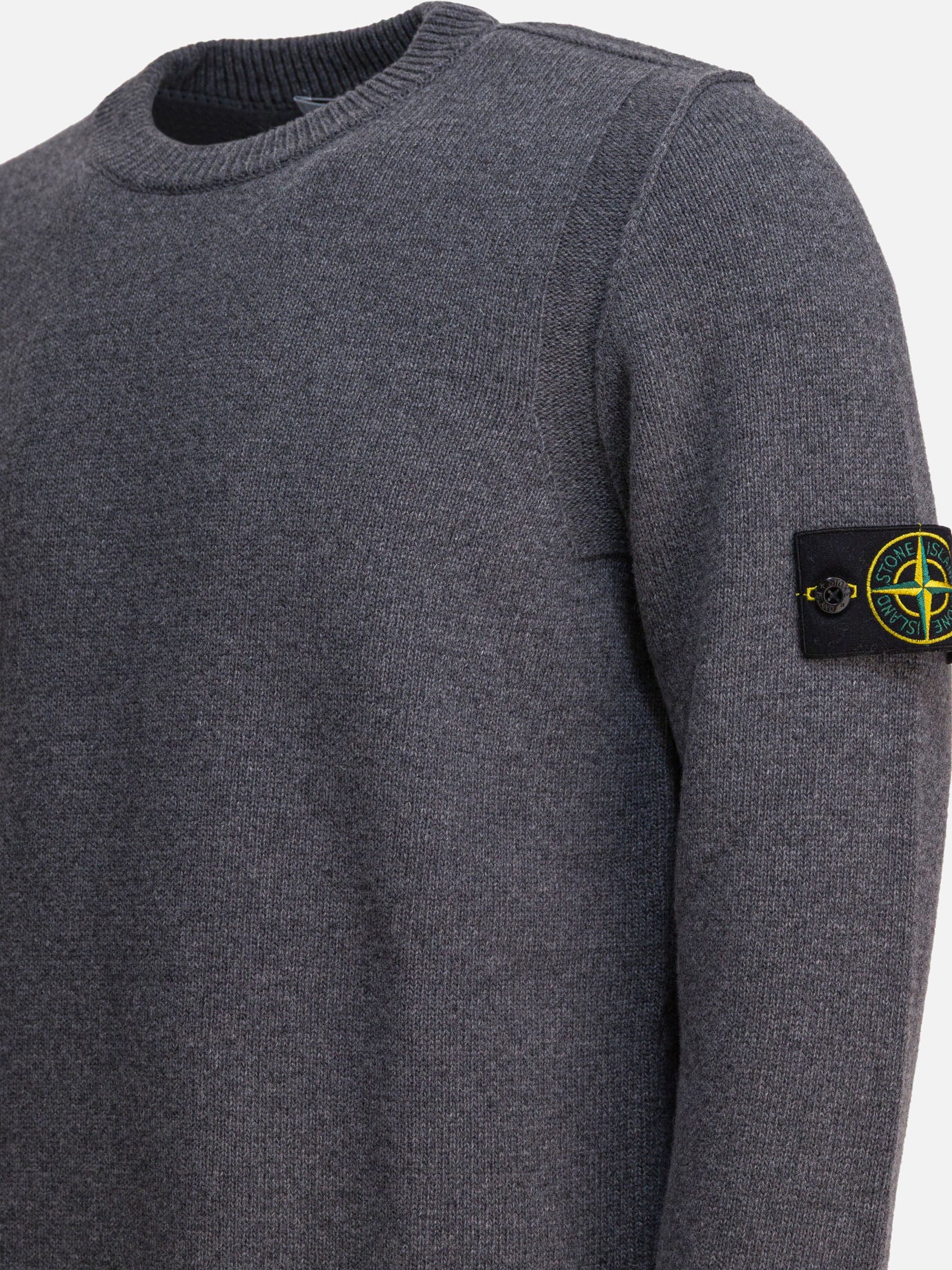 Crewneck sweaters Logo  Grey - Stone Island Men | PDP | VIETTI Online Store | thumbnail_4