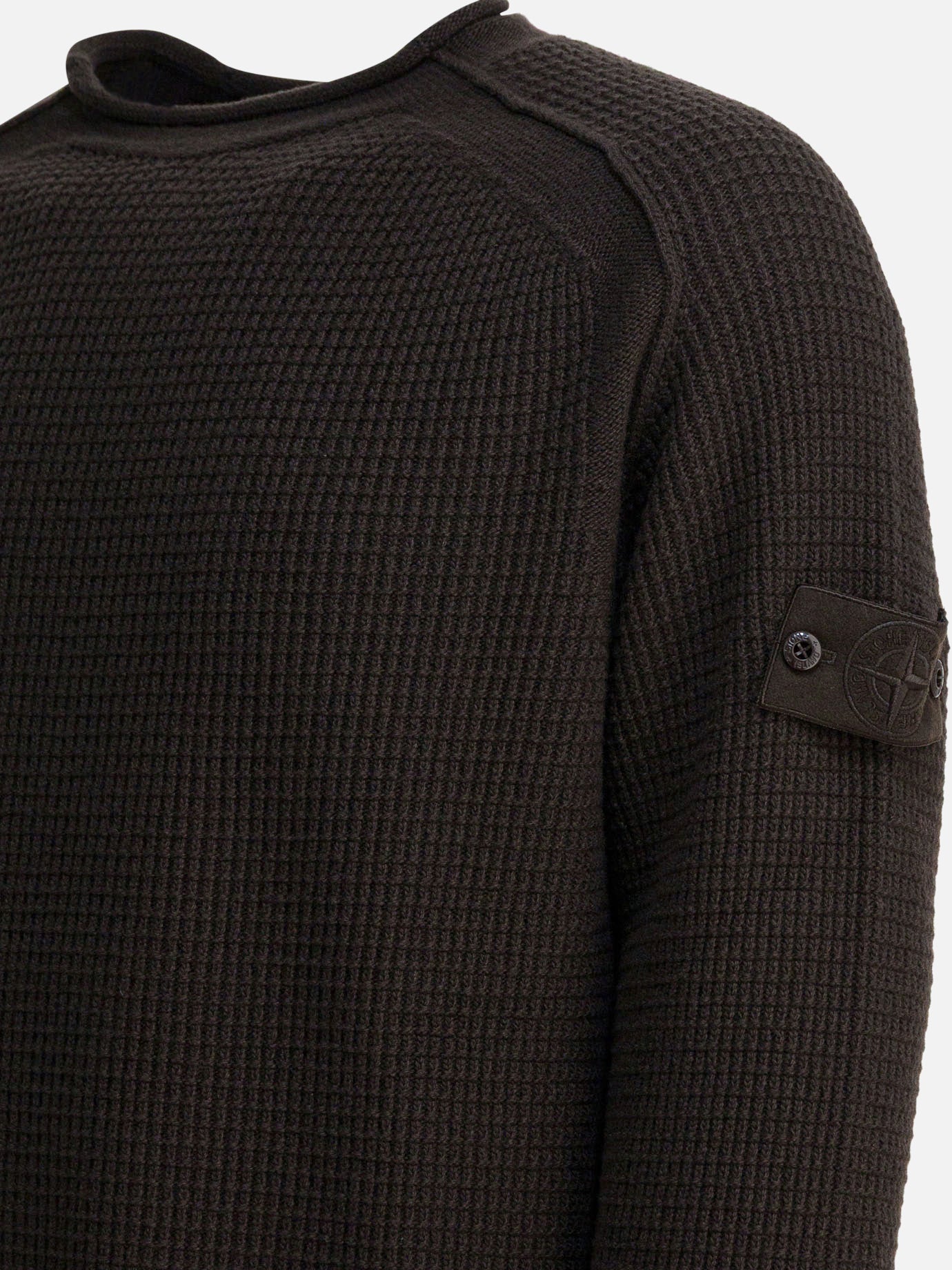Crewneck sweaters Logo  Brown - Stone Island Men | PDP | VIETTI Online Store | Zoom-Modal_4

