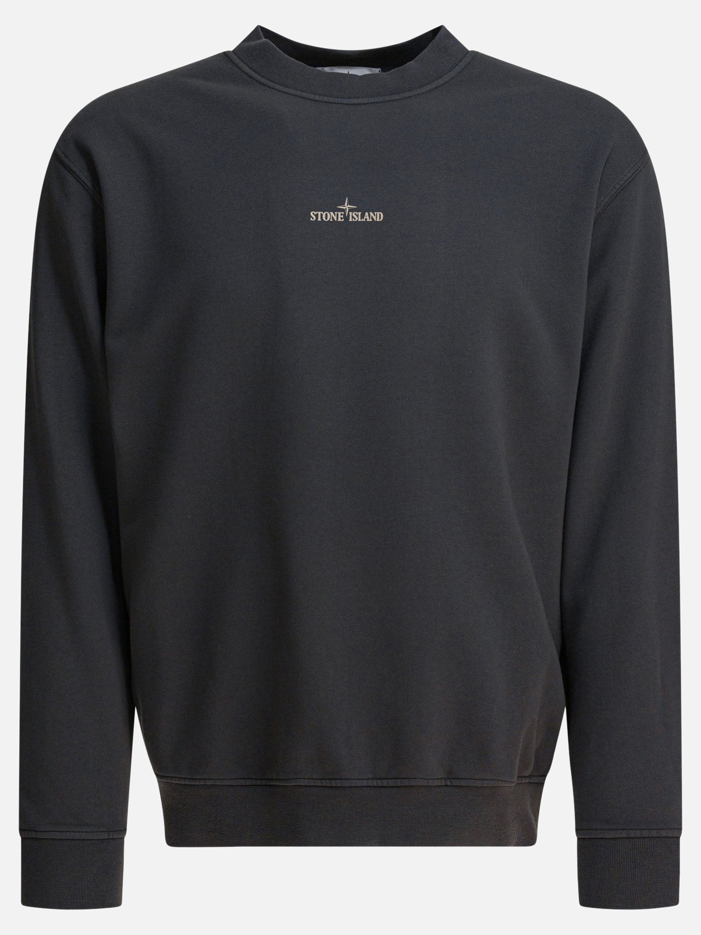 Crewnecks Logo  Grey - Stone Island Men | PDP | VIETTI Online Store | thumbnail
