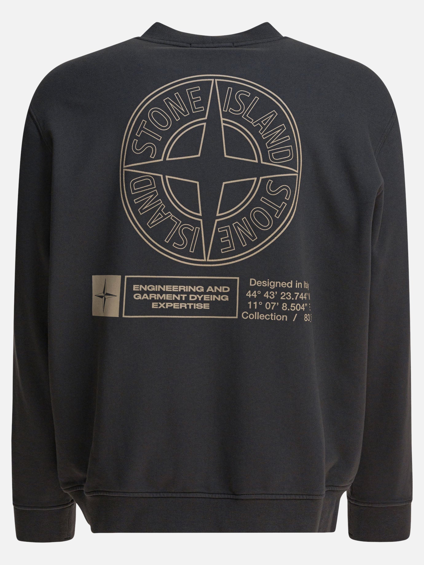Crewnecks Logo  Grey - Stone Island Men | PDP | VIETTI Online Store | thumbnail_2