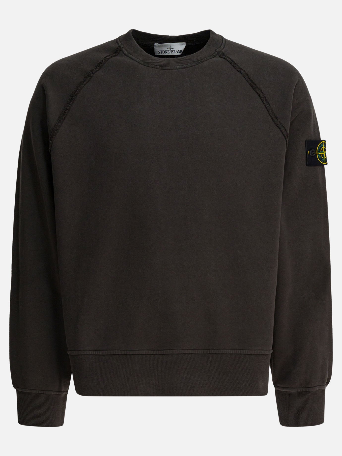 Crewnecks Logo  Grey - Stone Island Men | PDP | VIETTI Online Store | Zoom-Modal
