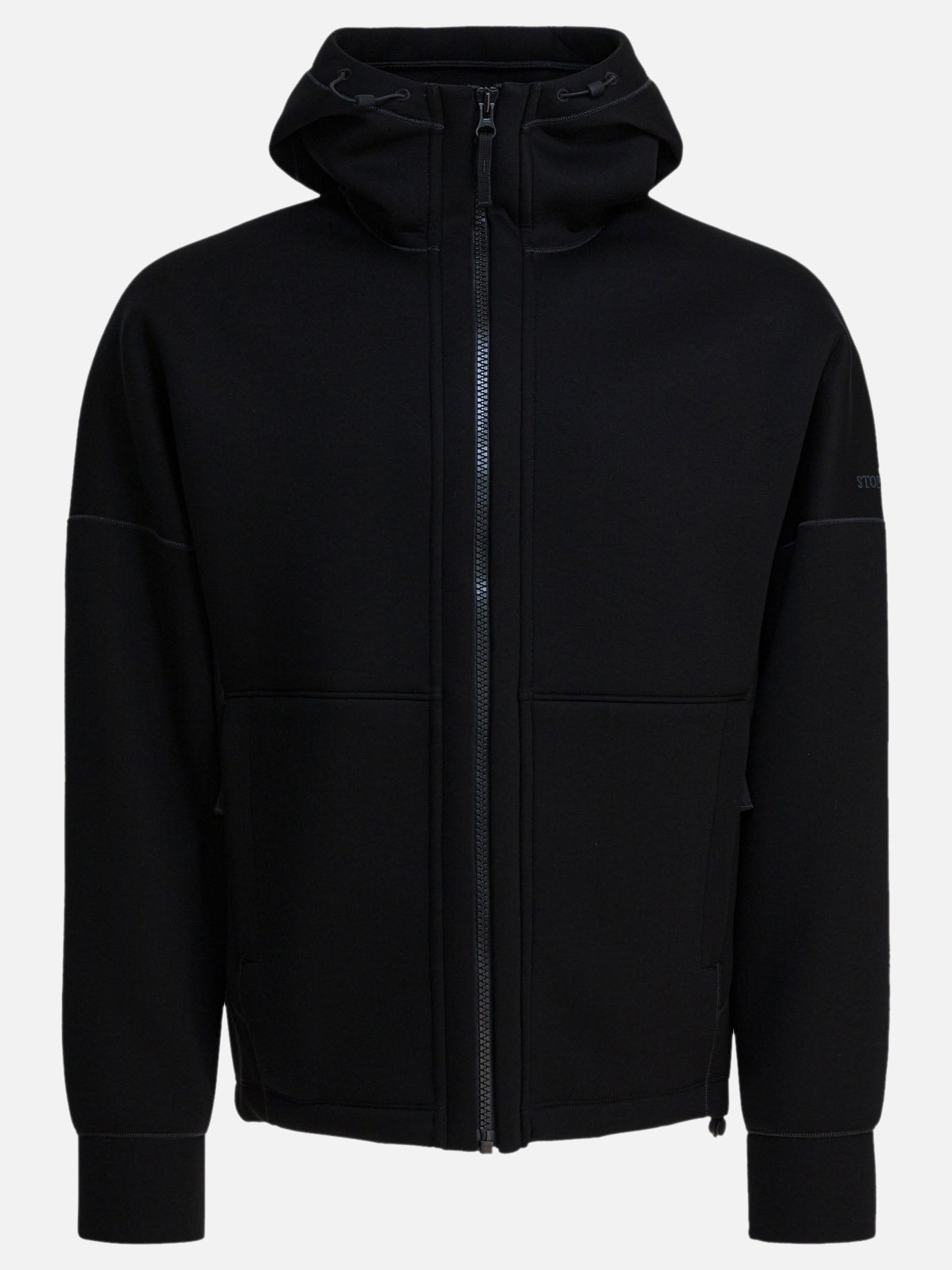 Quilted & Utility Jackets Solid colour  Black - Stone Island Men | PDP | VIETTI Online Store | Zoom-Modal
