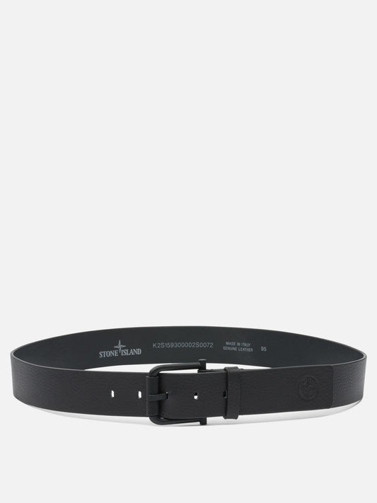 Leather belts 100% calf leather  Black - Stone Island Men | PLP | VIETTI Online Store | 2
