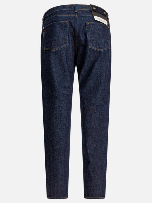 Straight-leg jeans Solid colour  Blue - Stone Island Men | PDP | VIETTI Online Store | 2
