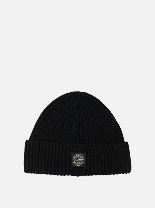 Beanies Logo  Black - Stone Island Men | PLP | VIETTI Online Store 
