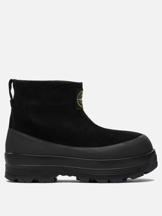 Rain boots 100% calf leather - 100% rubber  Black - Stone Island Men | PLP | VIETTI Online Store 
