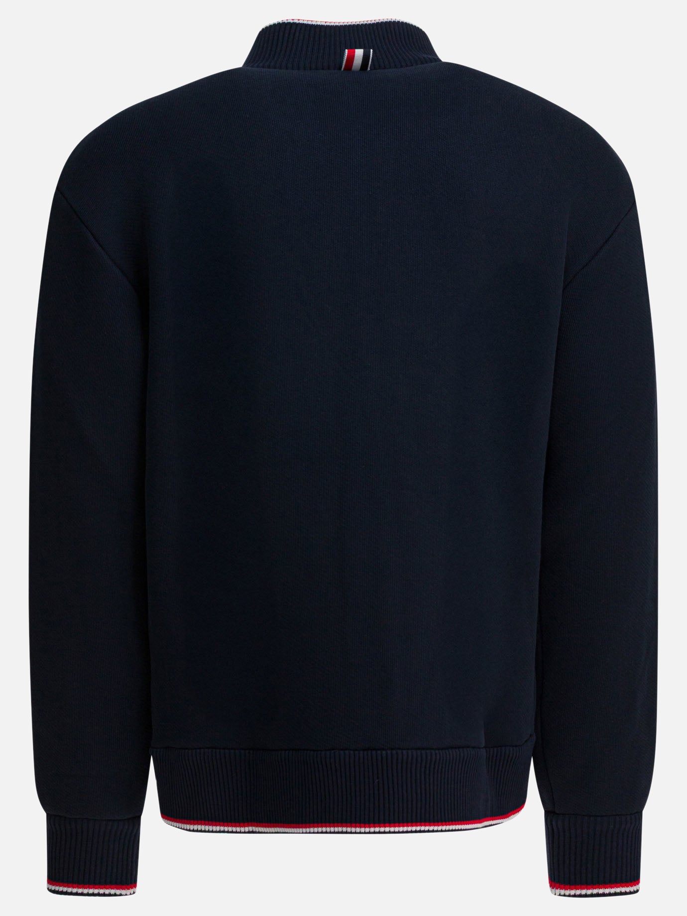 Full zip sweatshirts Solid colour  Blue - Thom Browne Men | PDP | VIETTI Online Store | thumbnail_2