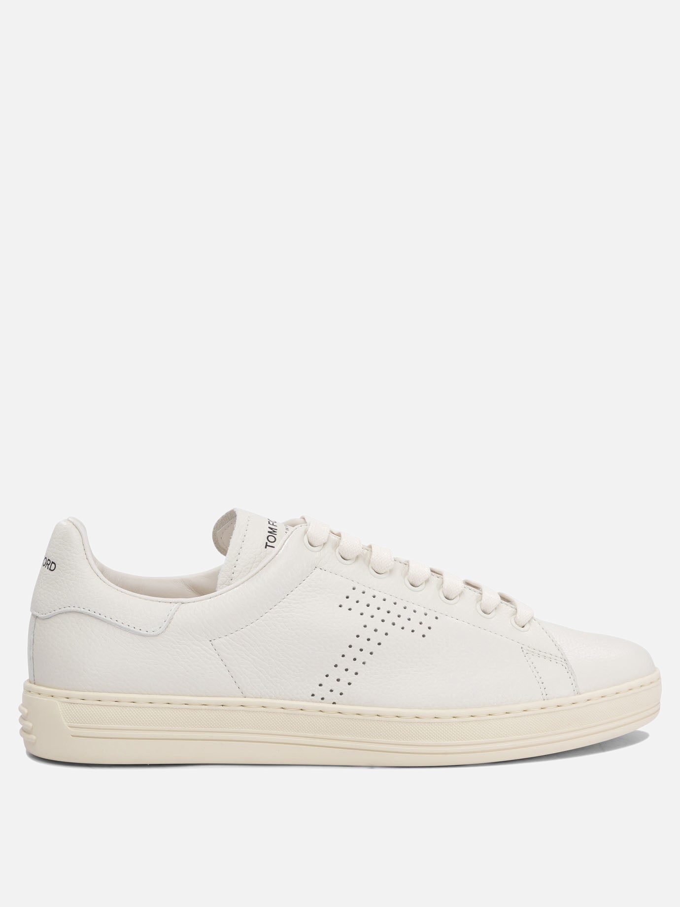 Low top sneakers 100% leather - 100% rubber  White - Tom Ford Men | PDP | VIETTI Online Store | Zoom-Modal
