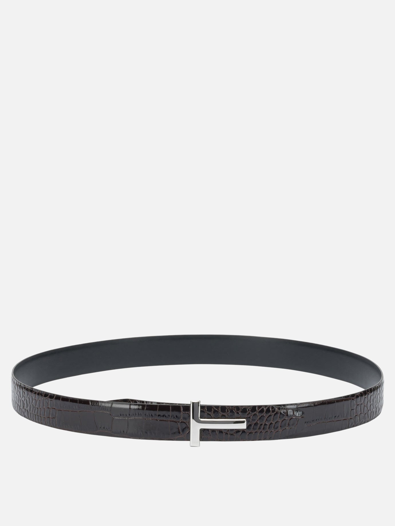 Leather belts 100% calf leather  Brown - Tom Ford Men | PDP | VIETTI Online Store | Zoom-Modal
