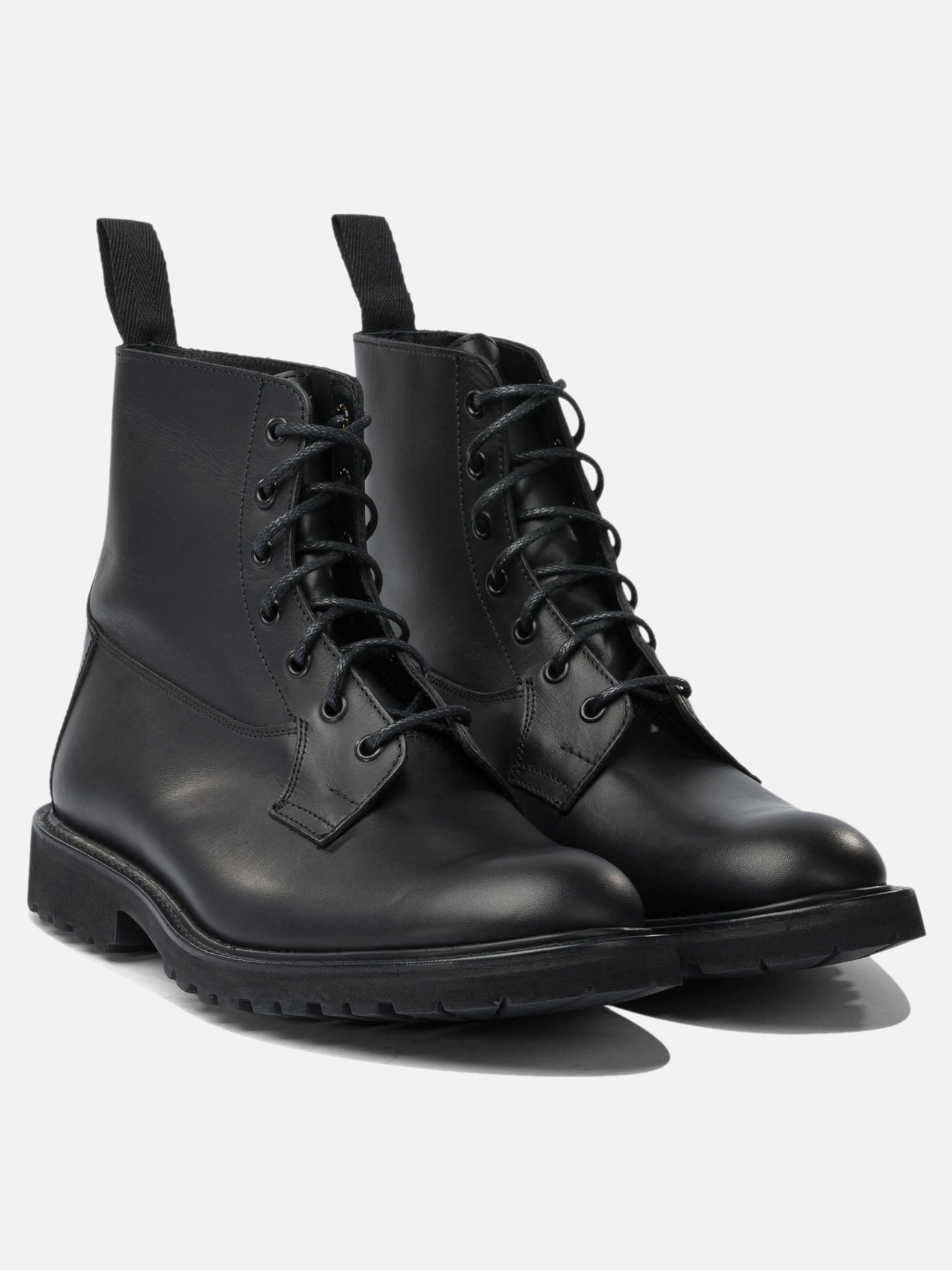 Lace-up boots 100% leather - 100% rubber  Black - Tricker's Men | PDP | VIETTI Online Store | Zoom-Modal_2
