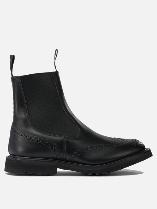Pull-on boots 100% leather - 100% rubber  Black - Tricker's Men | PLP | VIETTI Online Store 
