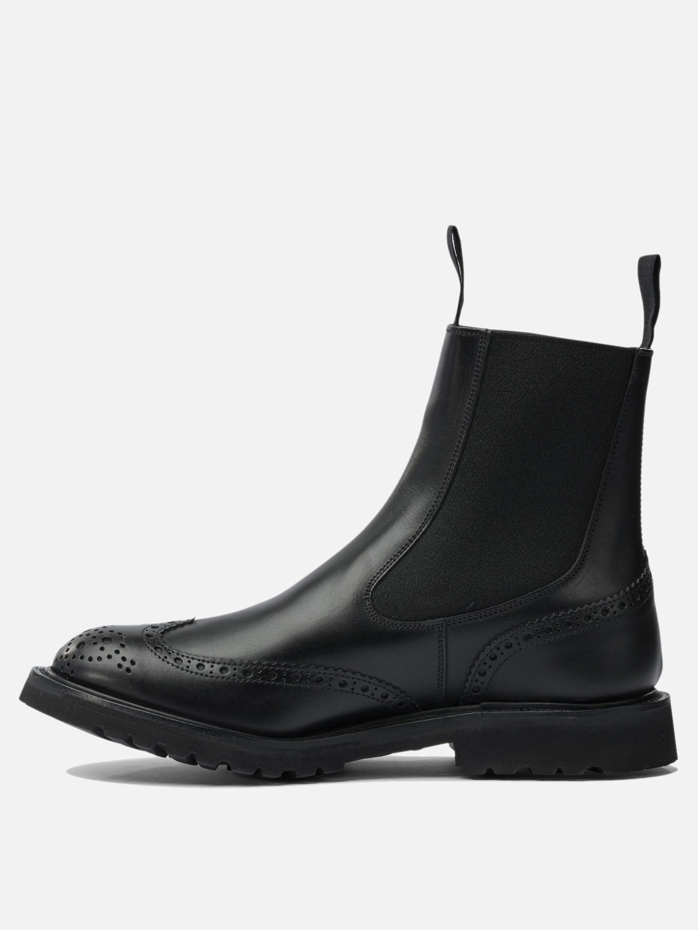 Pull-on boots 100% leather - 100% rubber  Black - Tricker&#39;s Men | PDP | VIETTI Online Store | thumbnail_3