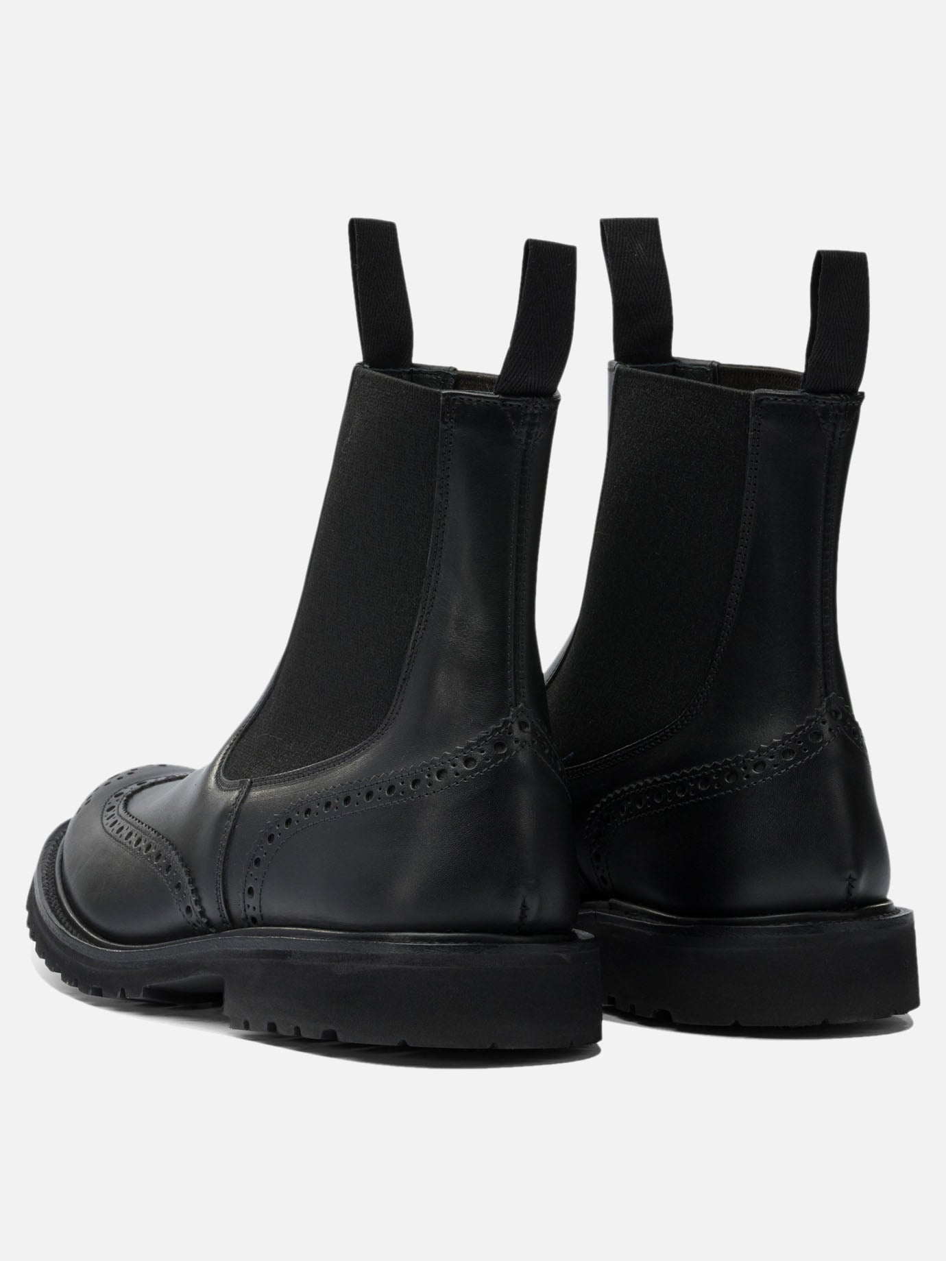 Pull-on boots 100% leather - 100% rubber  Black - Tricker&#39;s Men | PDP | VIETTI Online Store | thumbnail_4