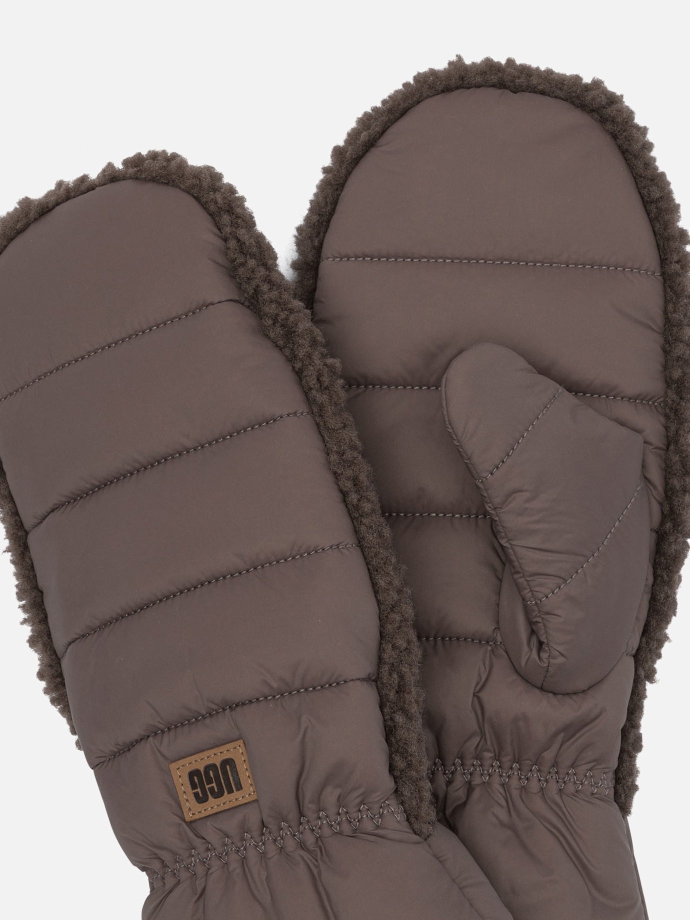Casual gloves 100% recycled nylon - Lining: 100% polyester  Brown - Ugg Women | PDP | VIETTI Online Store | Zoom-Modal_2
