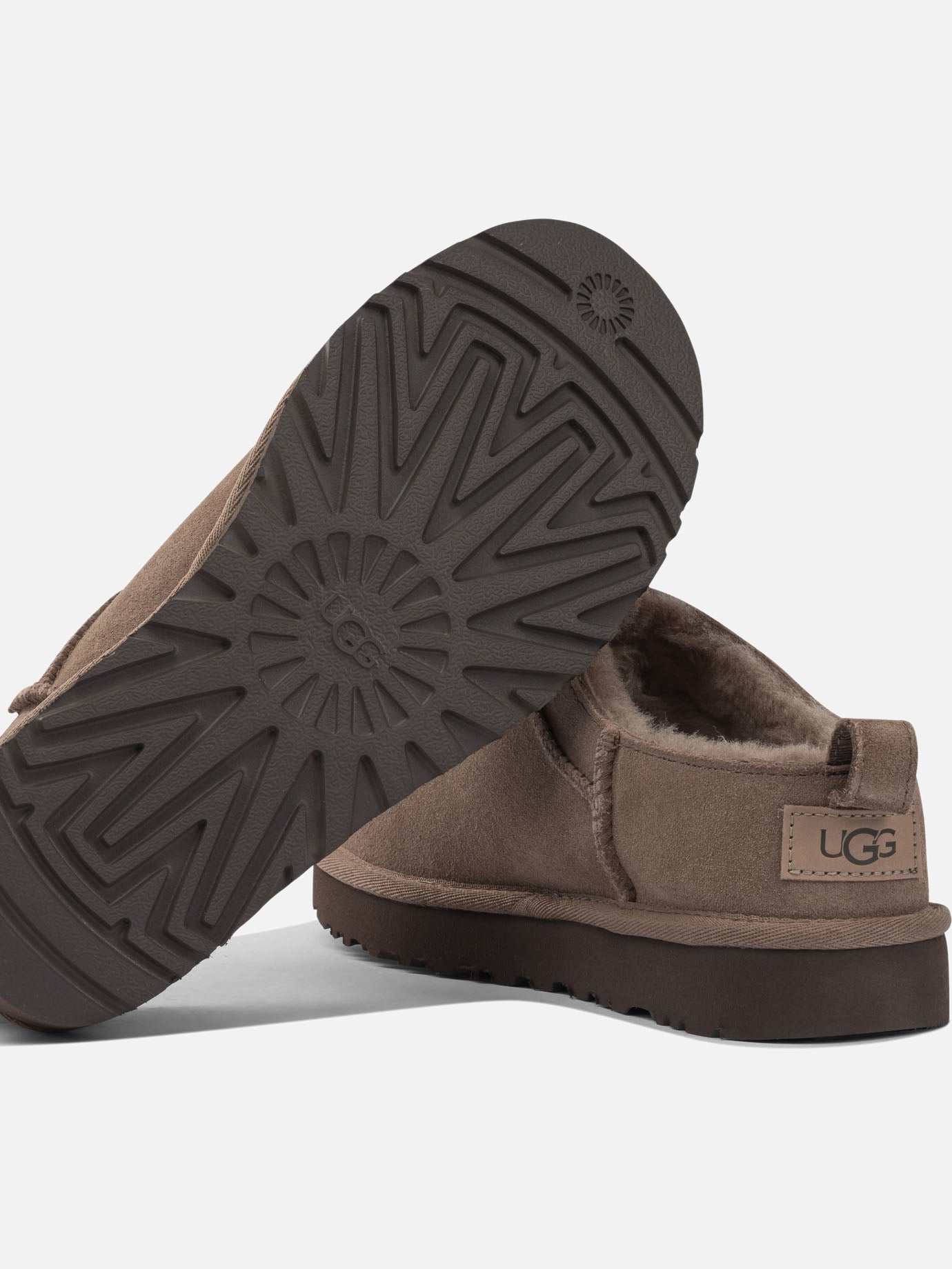 Pull-on boots 100% suede - 100% rubber  Grey - Ugg Women | PDP | VIETTI Online Store | thumbnail_5