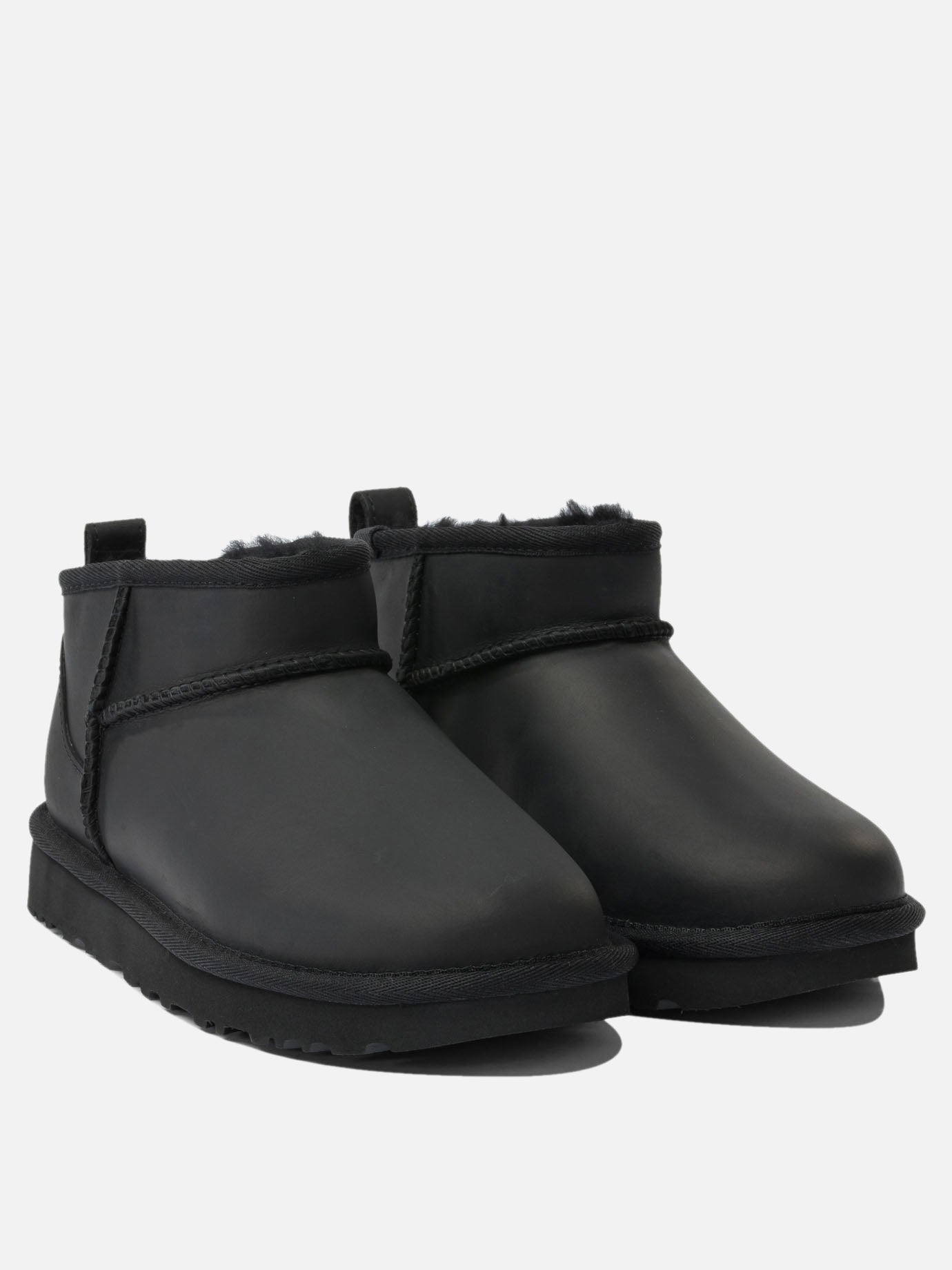 Pull-on boots 100% calf leather - 100% rubber  Black - Ugg Women | PDP | VIETTI Online Store | Zoom-Modal_2
