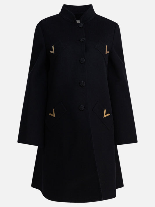 Long coats Logo  Black - Valentino Women | PDP | VIETTI Online Store 
