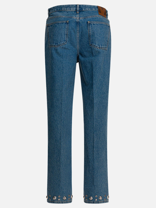 Straight-leg jeans Denim  Light blue - Valentino Men | PDP | VIETTI Online Store | 2

