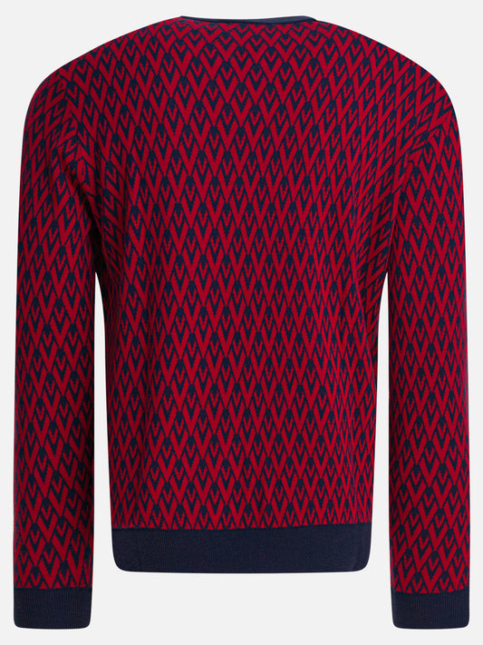 Crewneck sweaters Logo  Blue - Valentino Men | PLP | VIETTI Online Store | 2
