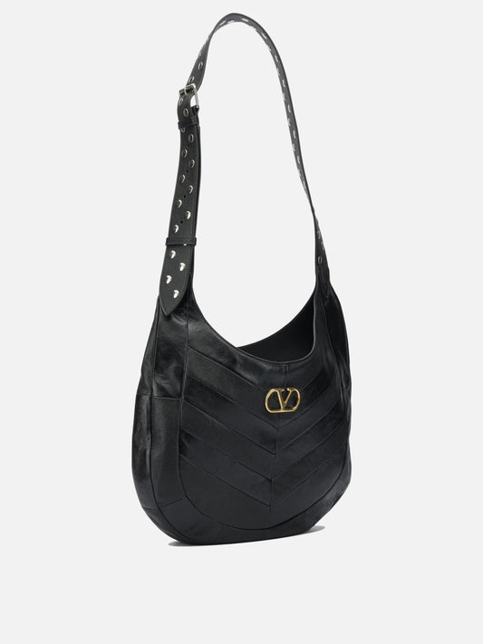 Medium bags 100% lamb leather  Black - Valentino Garavani Women | PDP | VIETTI Online Store | 2
