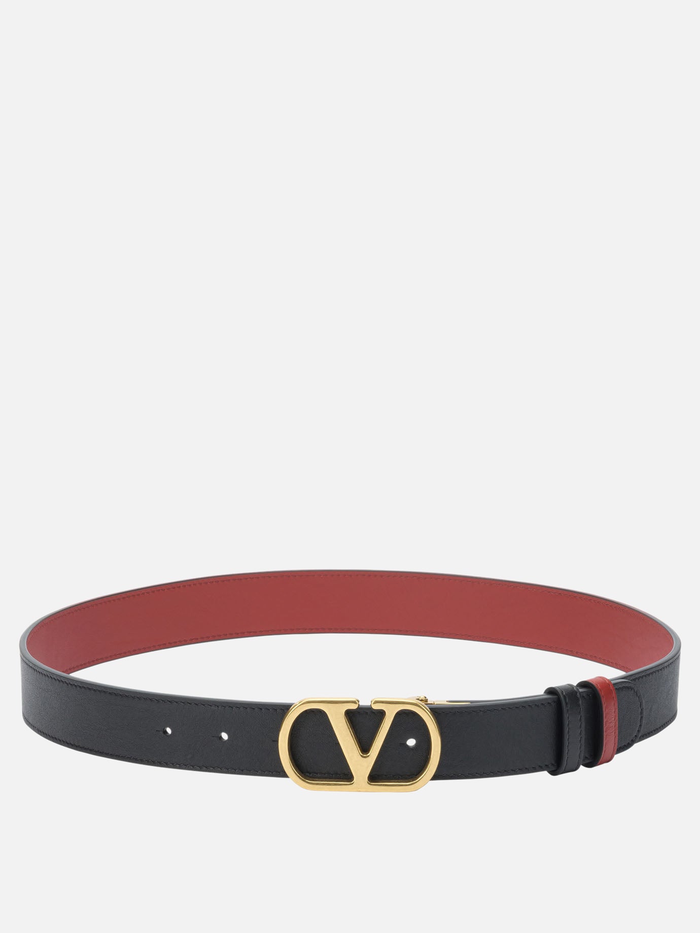 Leather belts 100% leather  Black - Valentino Garavani Women | PDP | VIETTI Online Store | thumbnail