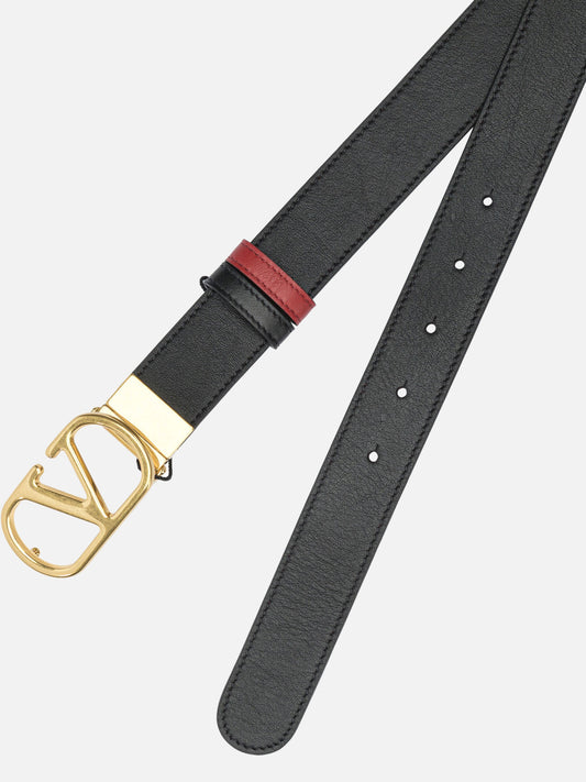 Leather belts 100% leather  Black - Valentino Garavani Women | PDP | VIETTI Online Store | 2

