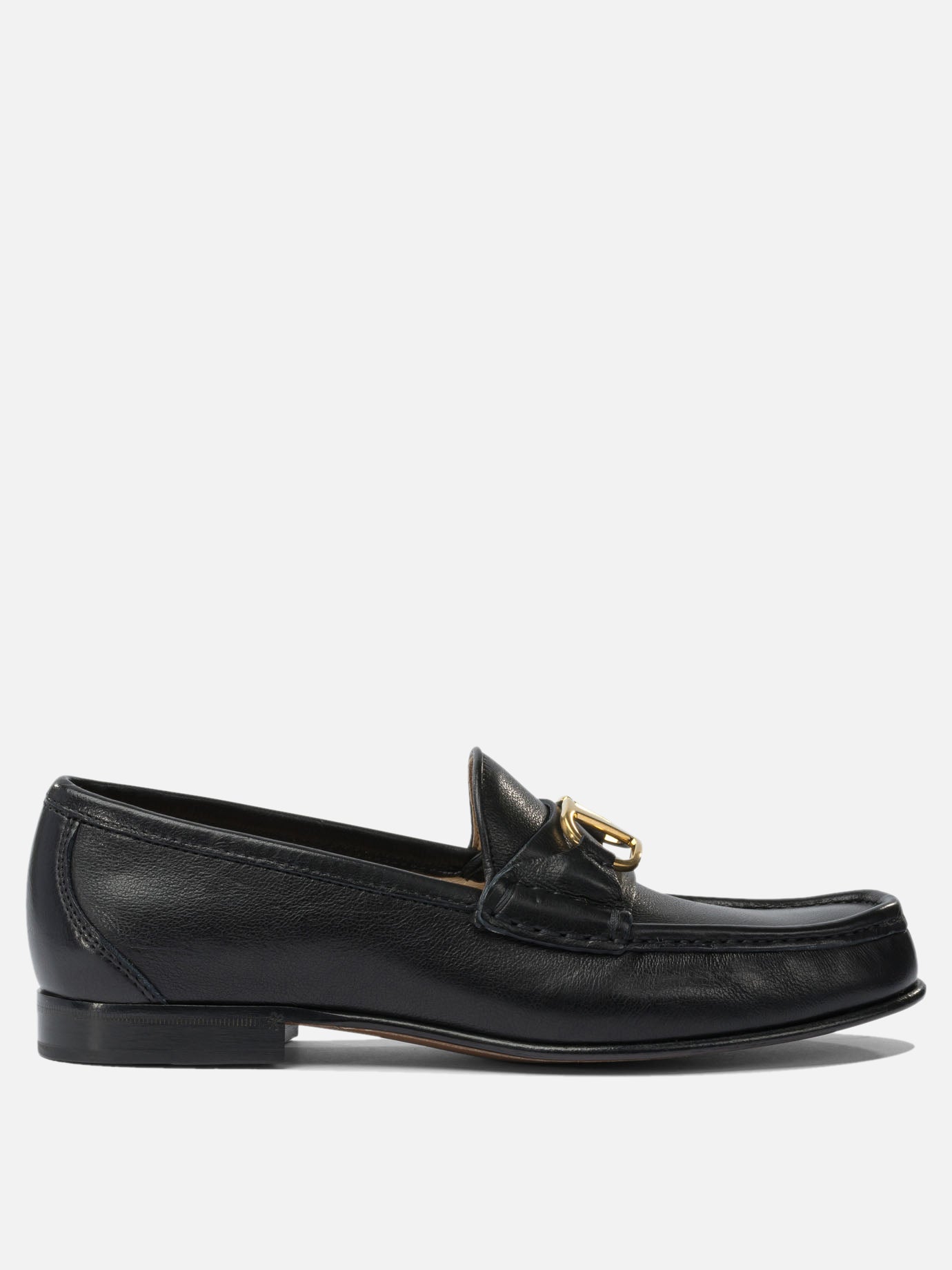 Loafers 100% leather - 100% leather  Black - Valentino Garavani Women | PDP | VIETTI Online Store | Zoom-Modal
