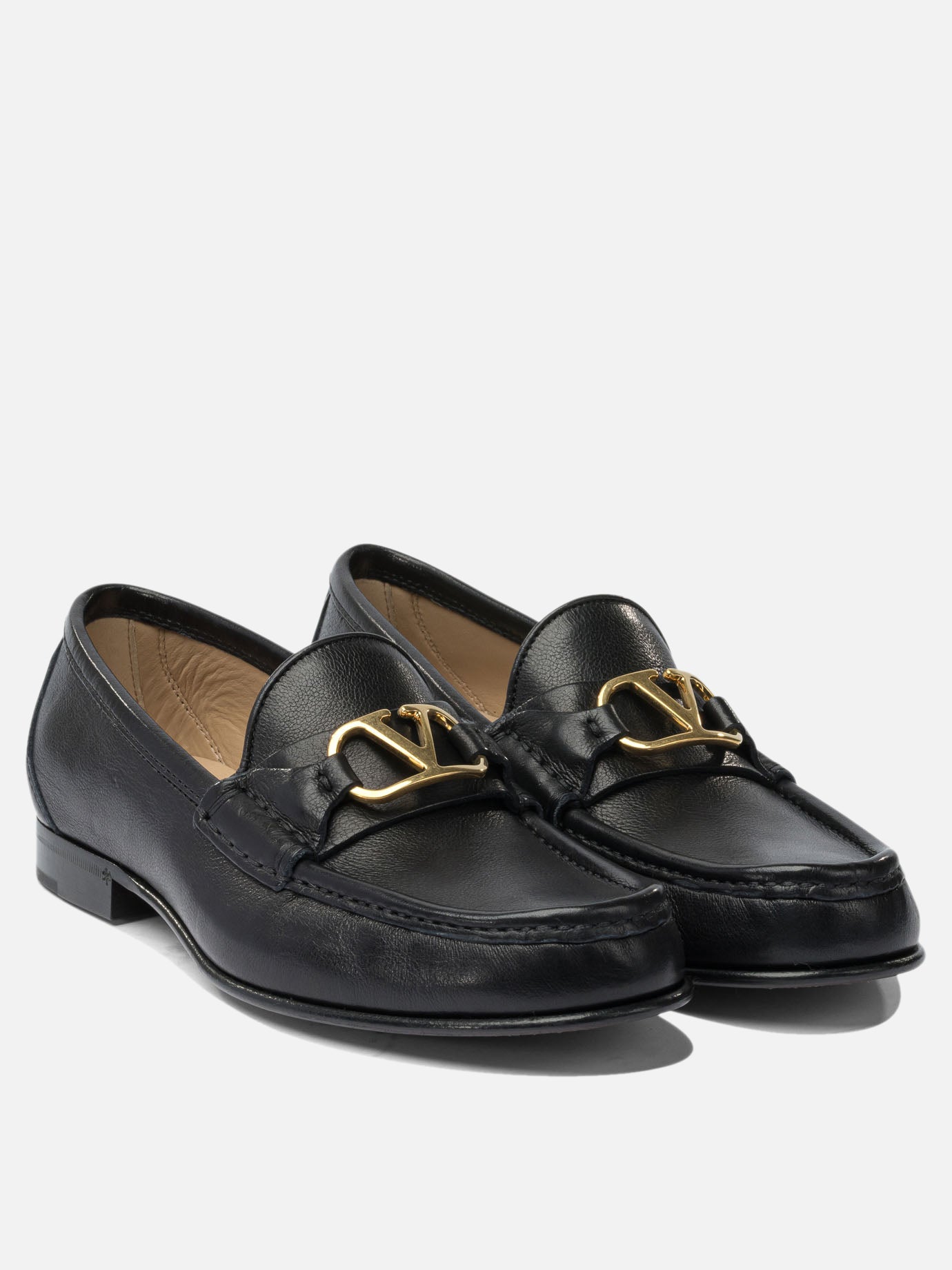 Loafers 100% leather - 100% leather  Black - Valentino Garavani Women | PDP | VIETTI Online Store | Zoom-Modal_2
