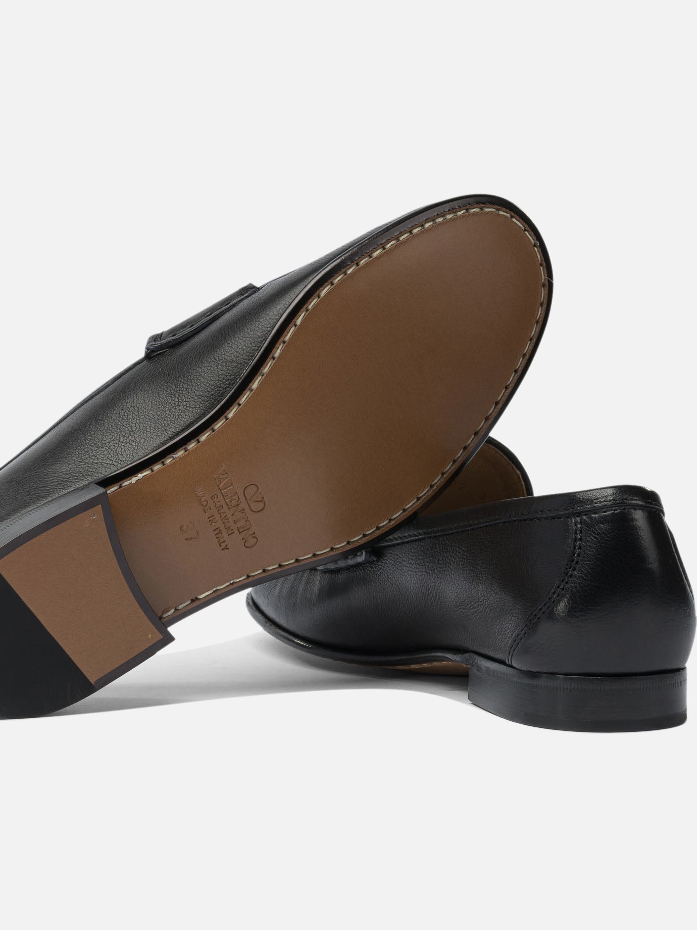 Loafers 100% leather - 100% leather  Black - Valentino Garavani Women | PDP | VIETTI Online Store | thumbnail_5