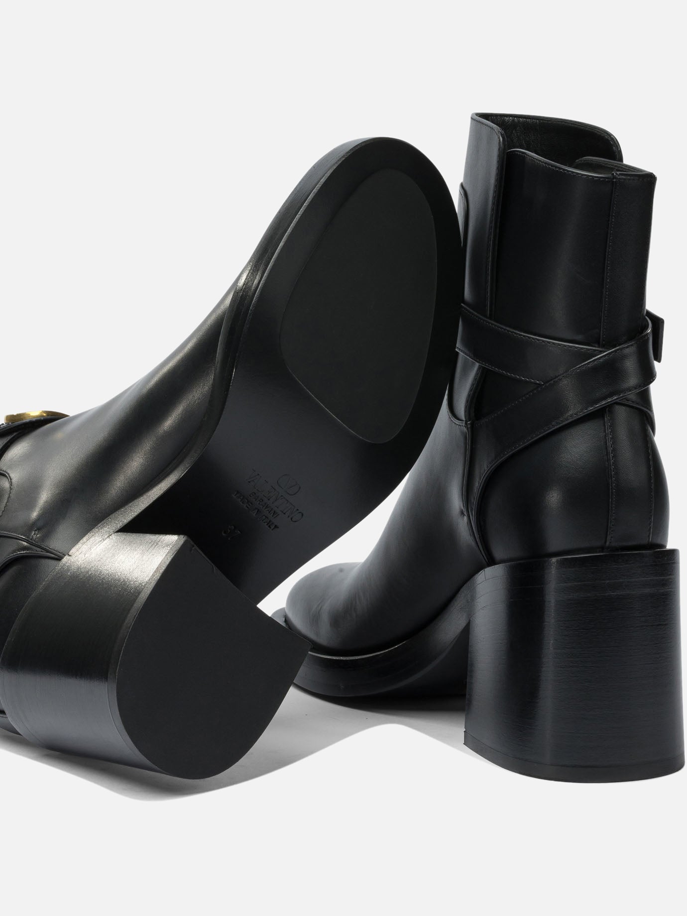 Pull-on boots 100% leather - 100% leather  Black - Valentino Garavani Women | PDP | VIETTI Online Store | Zoom-Modal_5
