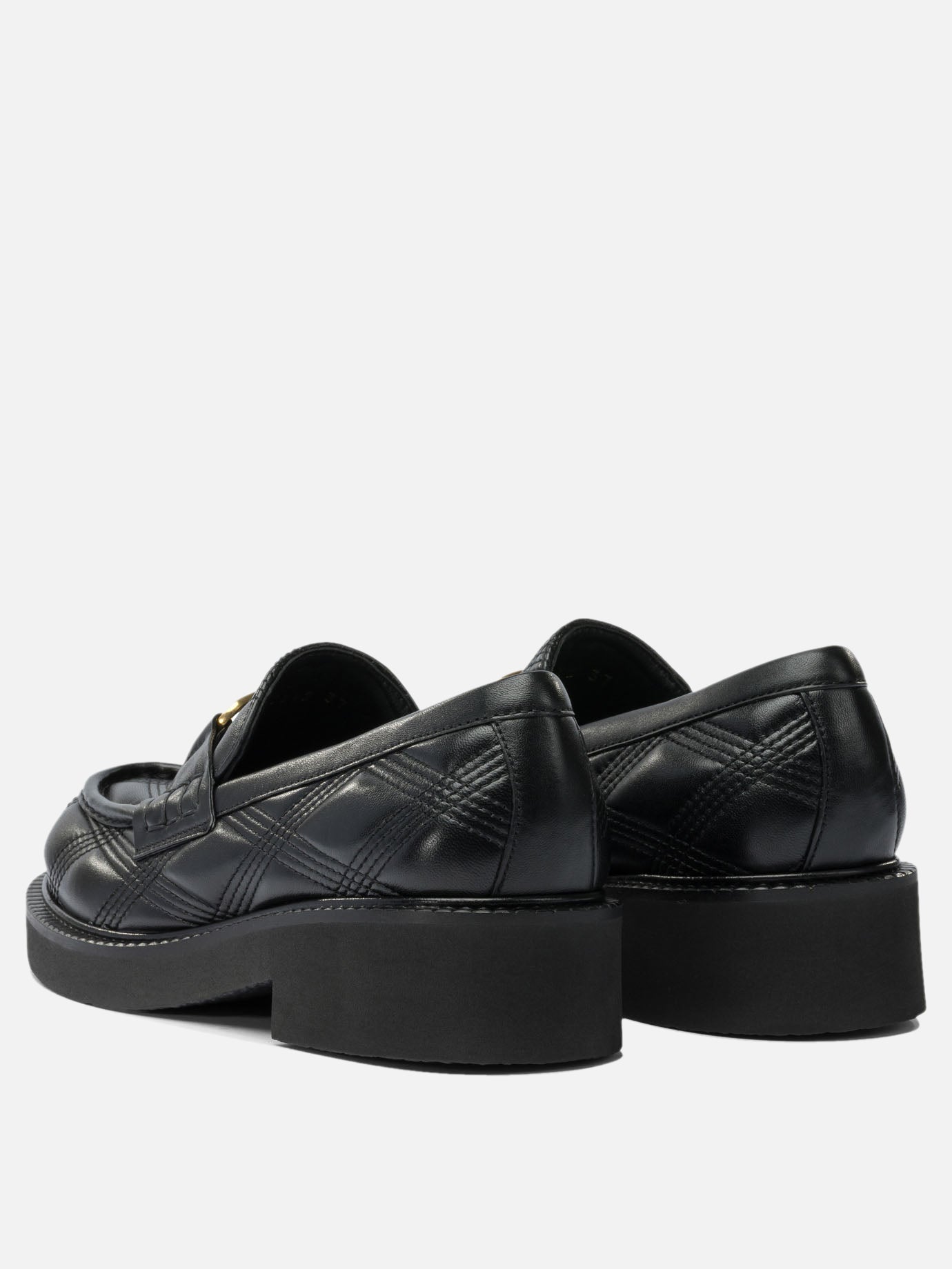 Loafers 100% leather - 100% rubber  Black - Valentino Garavani Women | PDP | VIETTI Online Store | thumbnail_4
