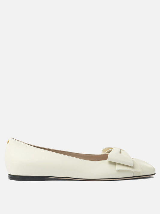 Classic ballet flats 100% leather - 100% leather  White - Valentino Garavani Women | PDP | VIETTI Online Store 
