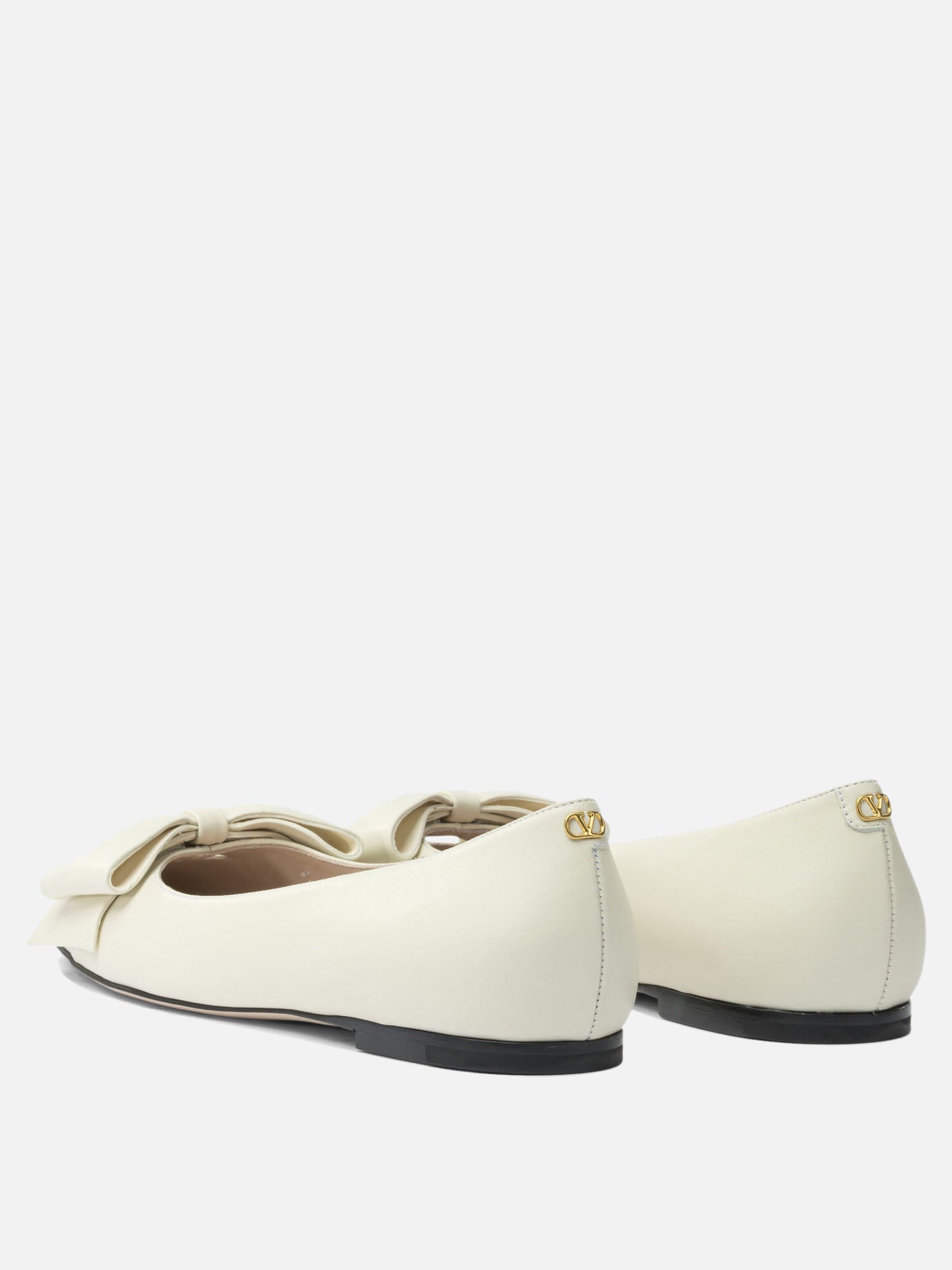 Classic ballet flats 100% leather - 100% leather  White - Valentino Garavani Women | PDP | VIETTI Online Store | Zoom-Modal_4
