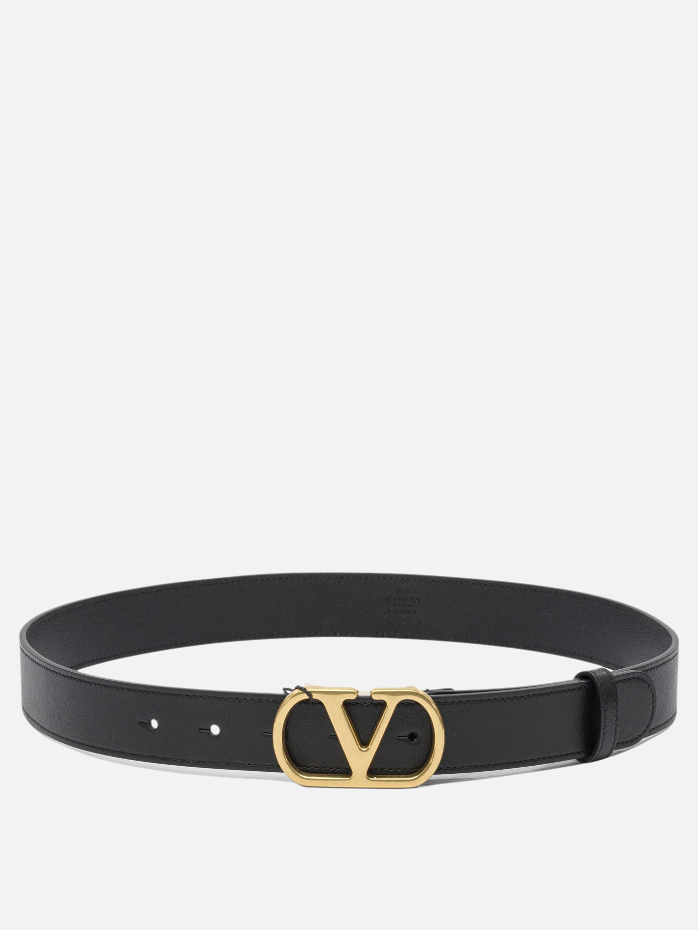 Leather belts Logo  Black - Valentino Garavani Women | PDP | VIETTI Online Store | thumbnail
