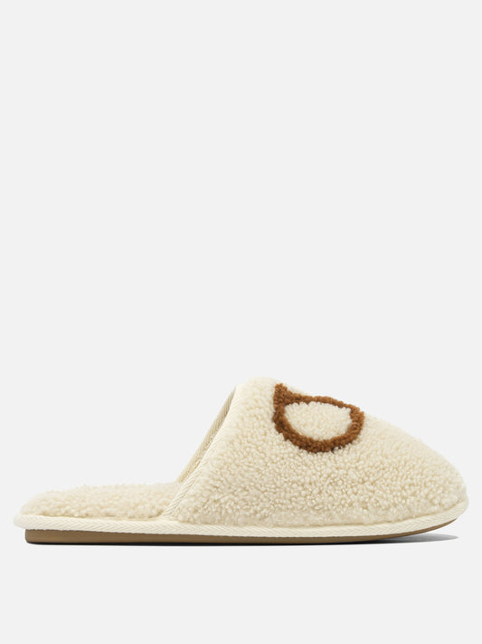 Slides 100% polyester - 100% rubber  Beige - Valentino Garavani Men | PLP | VIETTI Online Store 
