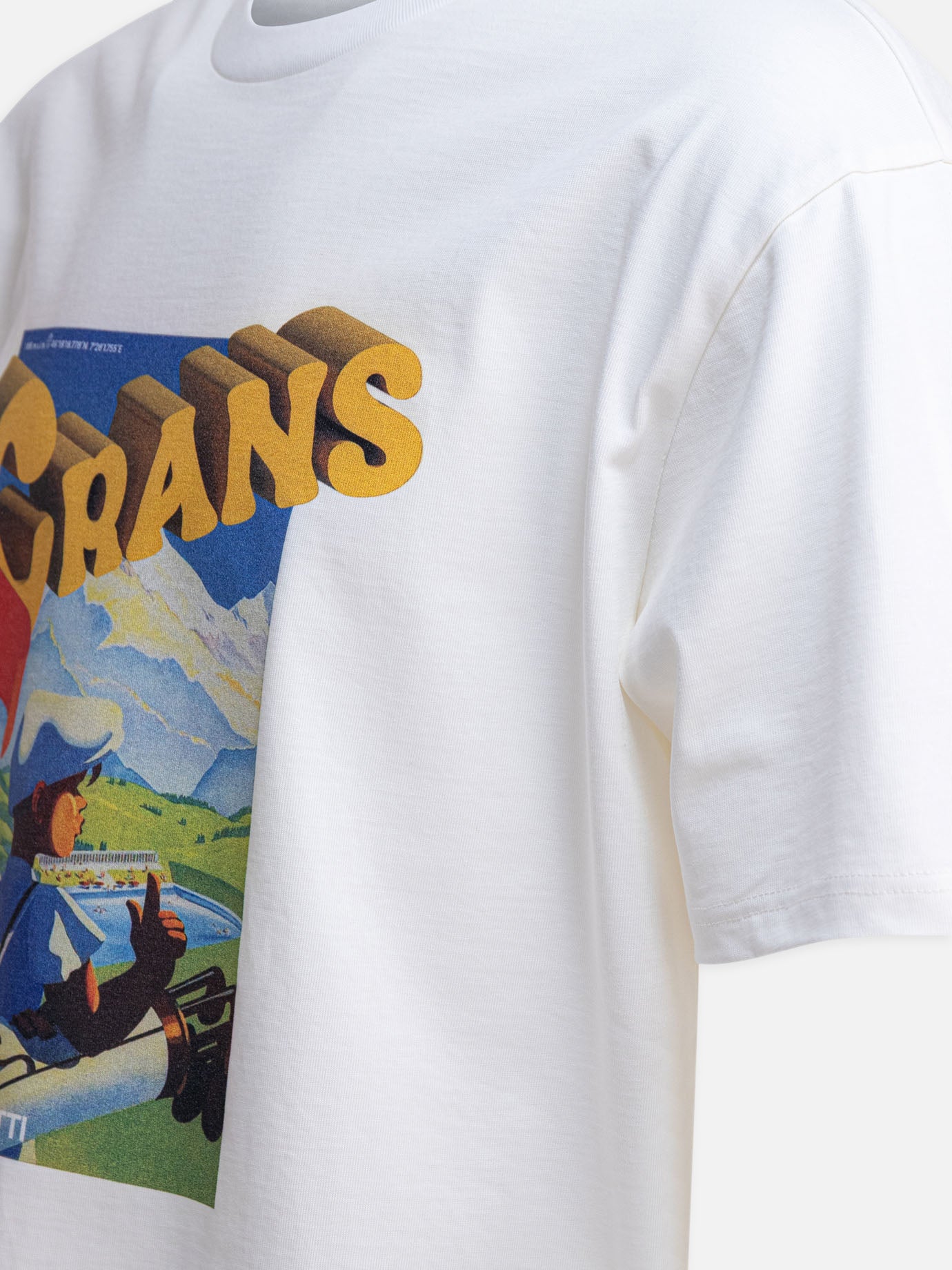 VIETTI Merchandise "Crans" crewneck T-shirt White