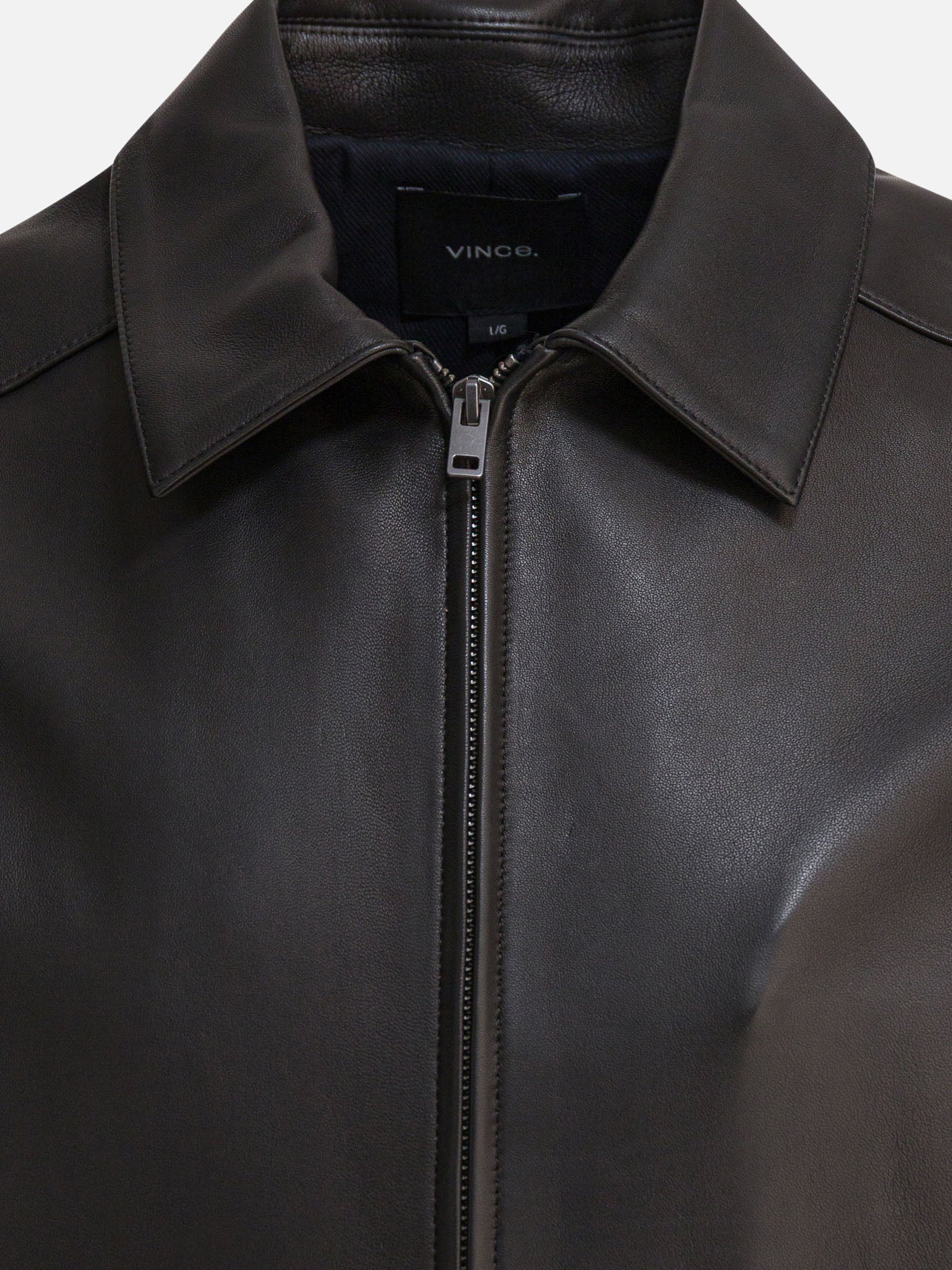 Leather jackets Solid colour  Black - Vince Men | PDP | VIETTI Online Store | thumbnail_3