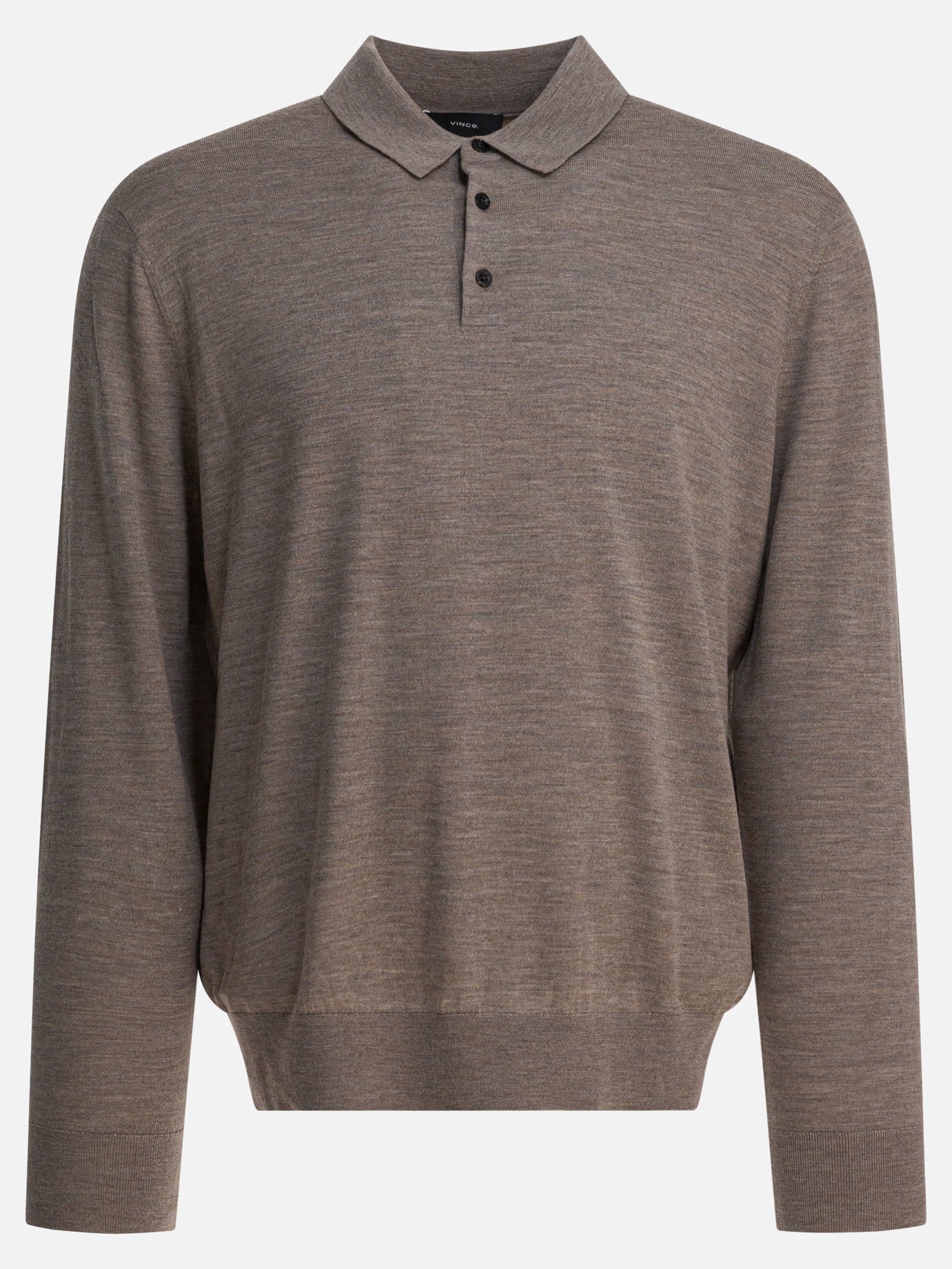 Polo shirts with buttons Solid colour  Grey - Vince Men | PDP | VIETTI Online Store | Zoom-Modal
