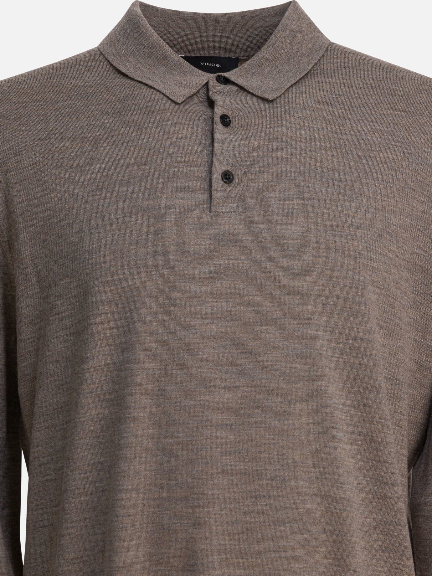 Polo shirts with buttons Solid colour  Grey - Vince Men | PDP | VIETTI Online Store | thumbnail_3
