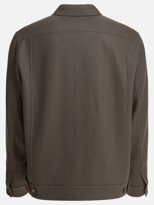 Overshirt jackets Solid colour  Grey - Vince Men | PLP | VIETTI Online Store | 2
