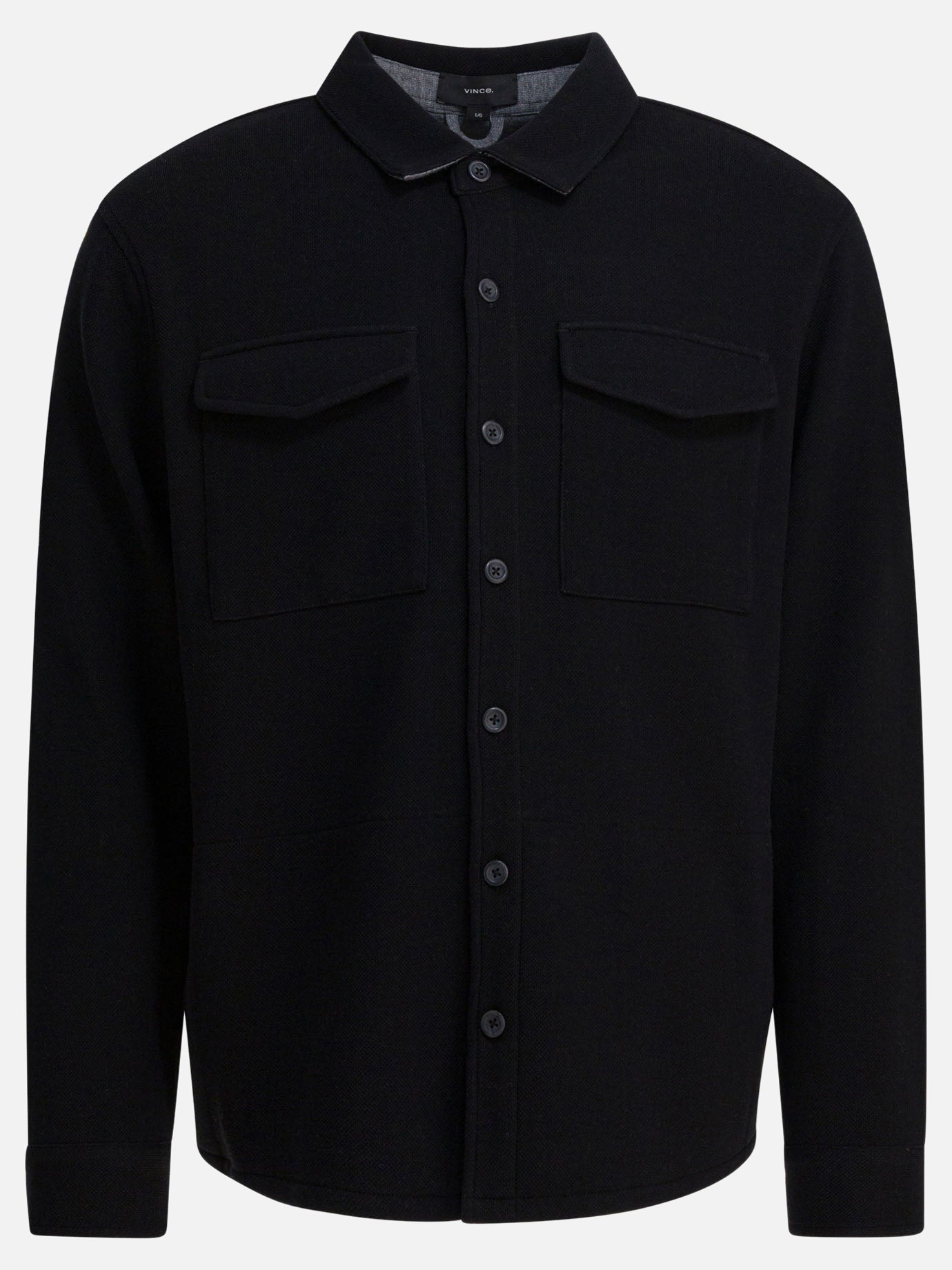 Overshirt jackets Solid colour  Grey - Vince Men | PDP | VIETTI Online Store | thumbnail