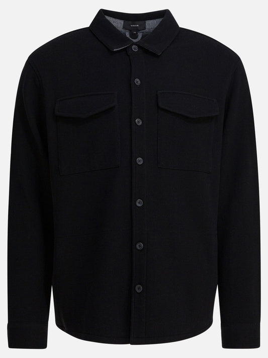 Overshirt jackets Solid colour  Grey - Vince Men | PDP | VIETTI Online Store 
