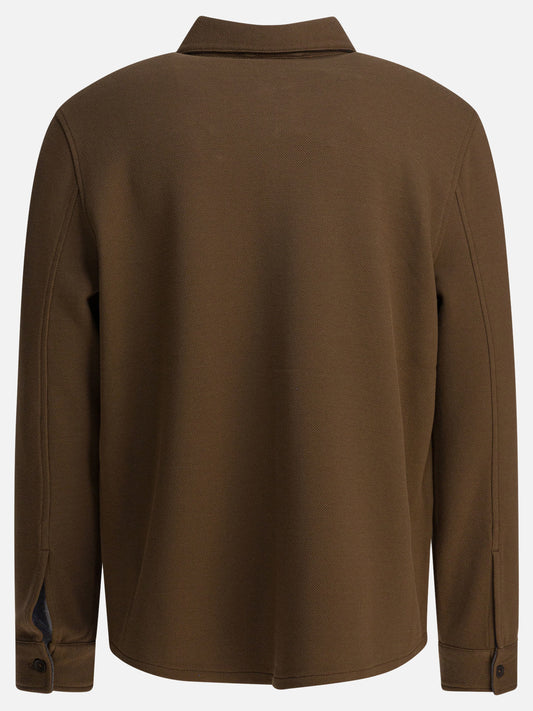 Overshirt jackets Solid colour  Brown - Vince Men | PDP | VIETTI Online Store | 2
