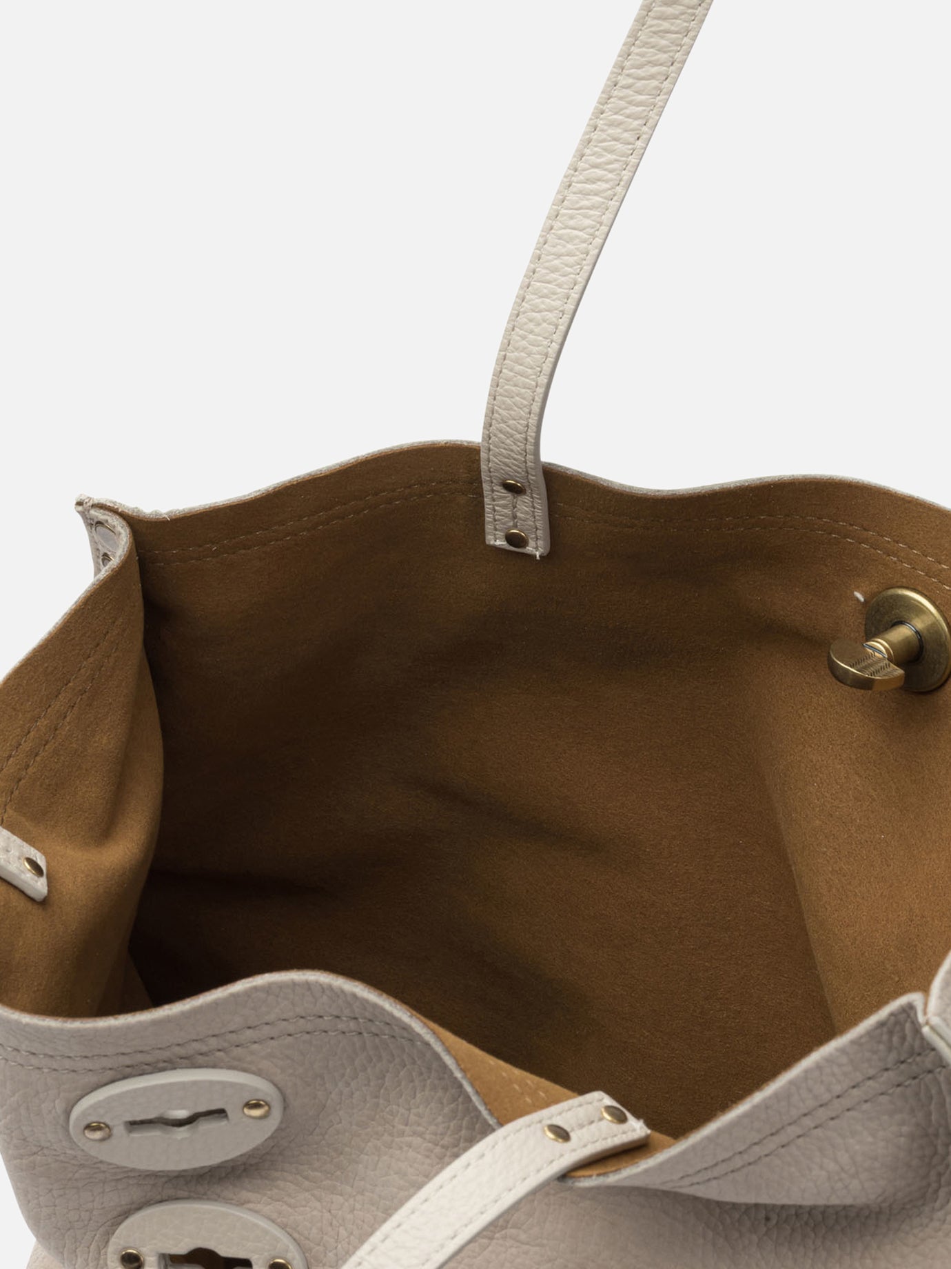 Medium bags 100% calfskin  Beige - Zanellato Women | PDP | VIETTI Online Store | Zoom-Modal_5
