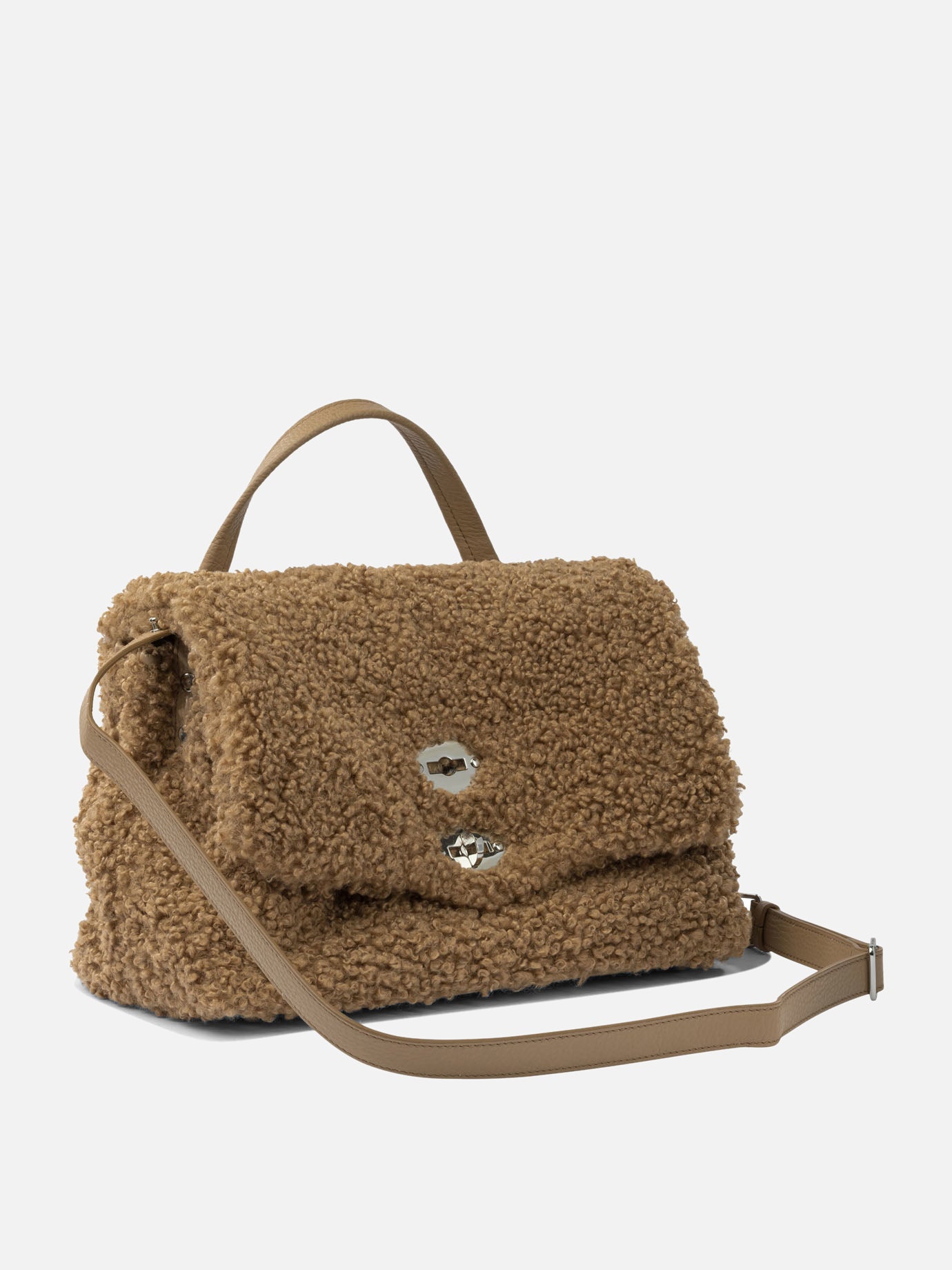 Small bags 100% fabric - 100% leather  Brown - Zanellato Women | PDP | VIETTI Online Store | thumbnail_2