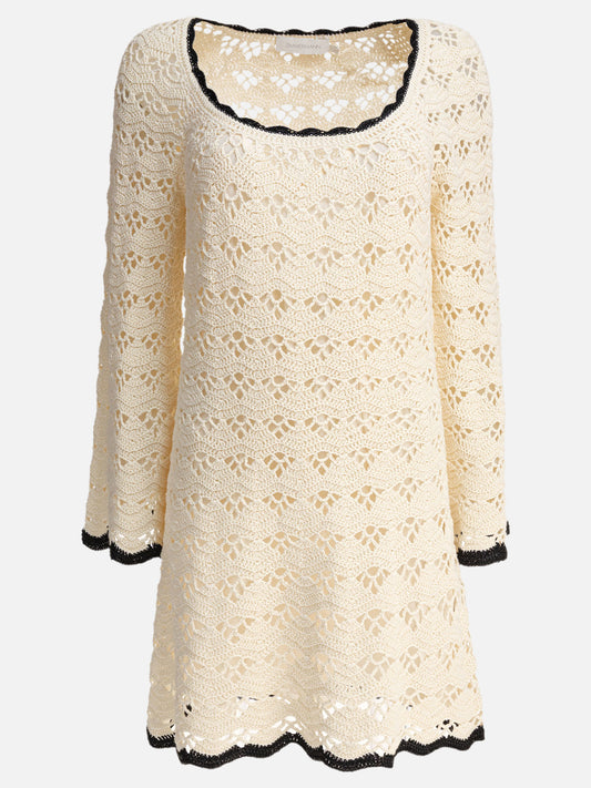 Mini dresses Solid colour  Beige - Zimmermann Women | VIETTI Online Store 

