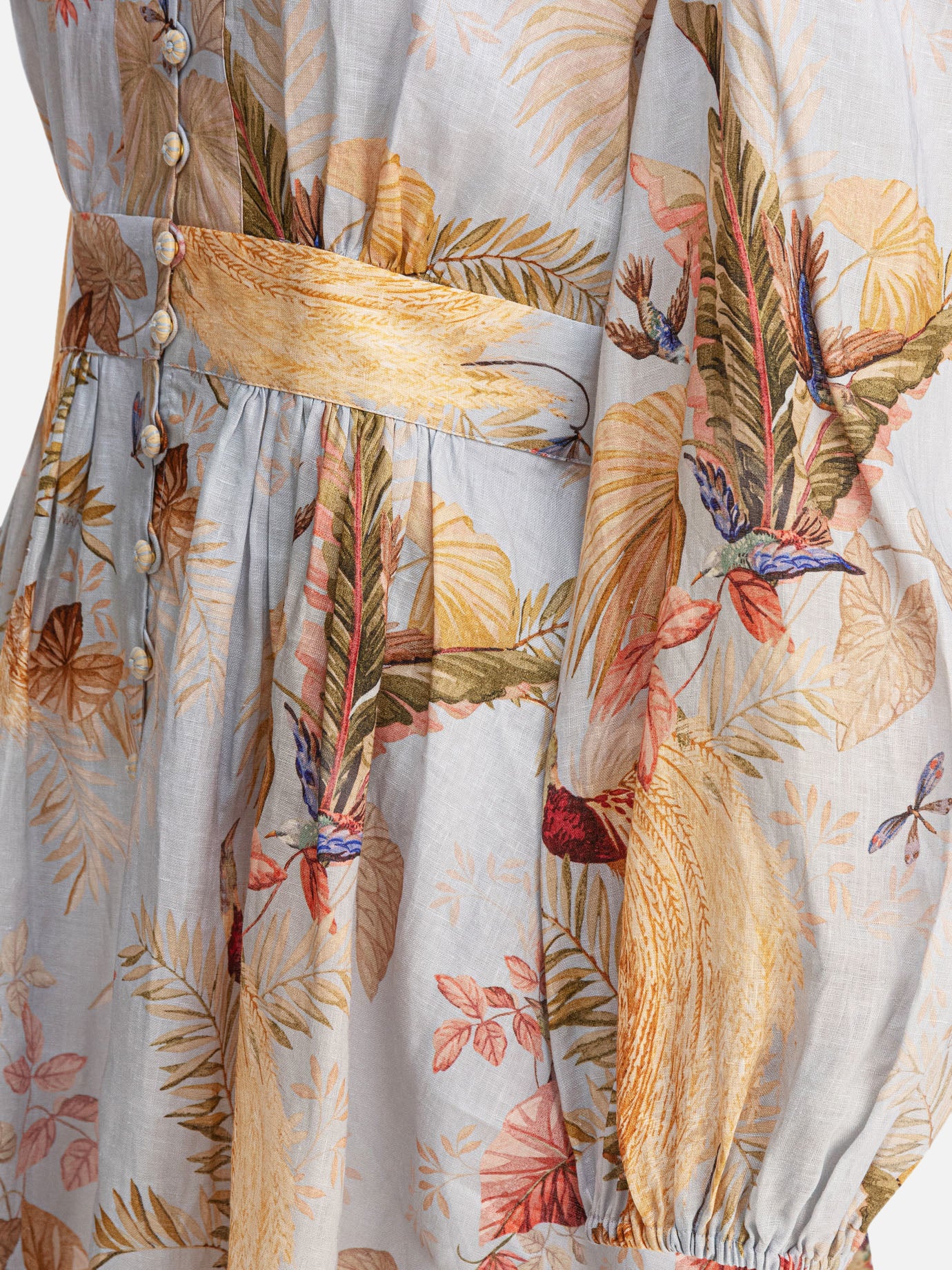 Mini dresses Floral  Light blue - Zimmermann Women | PDP | VIETTI Online Store | thumbnail_5